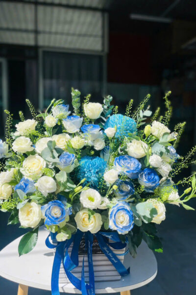 Giỏ hoa chúc mừng – Giao nhanh trong ngày