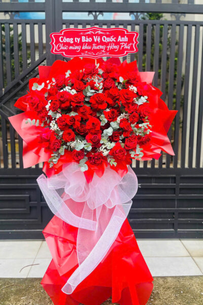 Kệ hoa khai trương